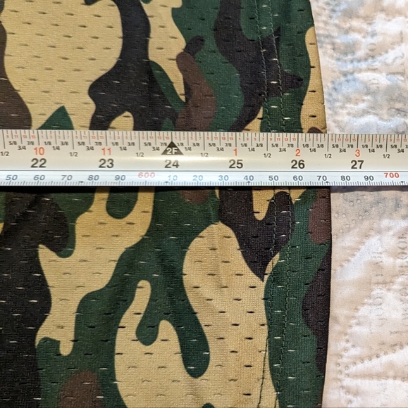 Mitchell & Ness Hardwood Classics Raptors Short Sleeve Jersey, Green Camo, 2XL - Picture 9 of 9